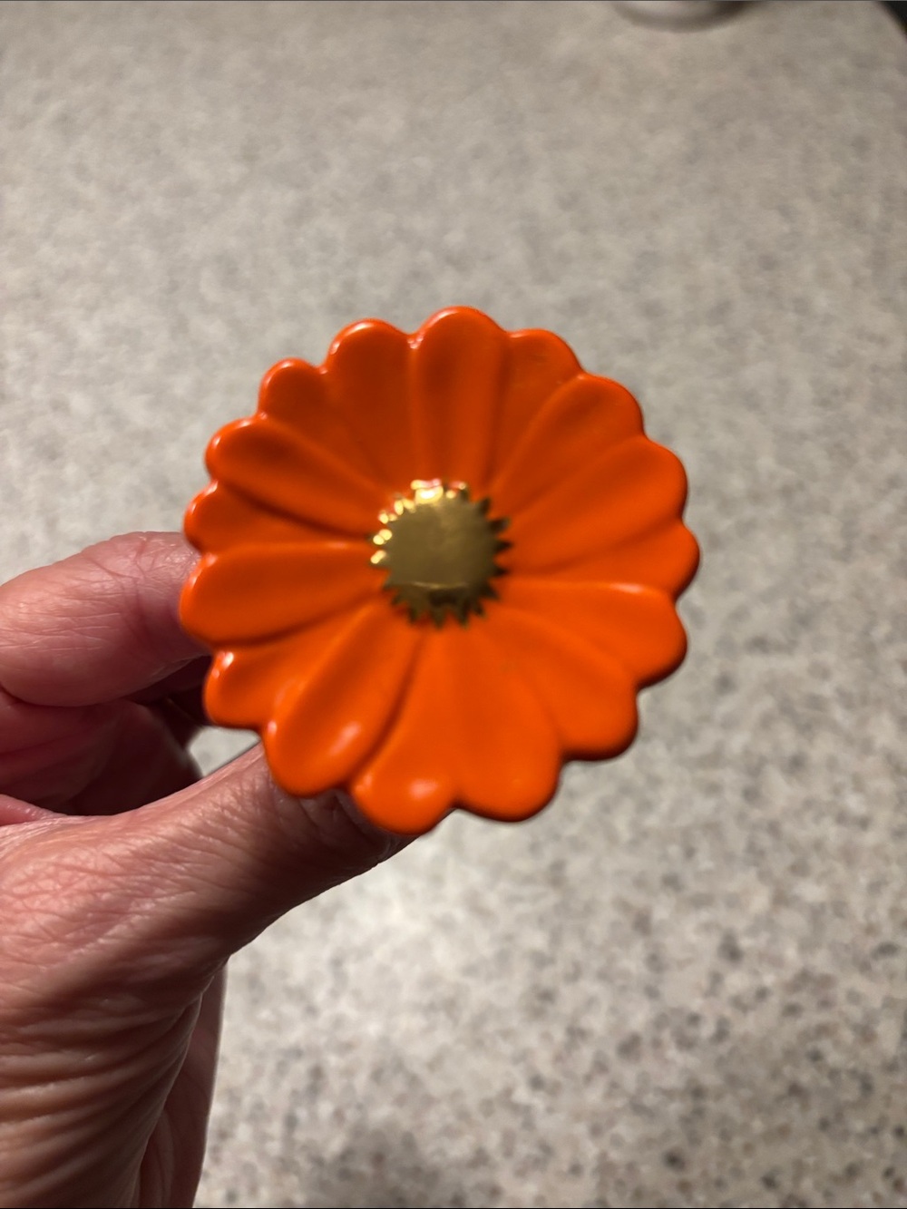 Retired limited orange Nora Fleming mini